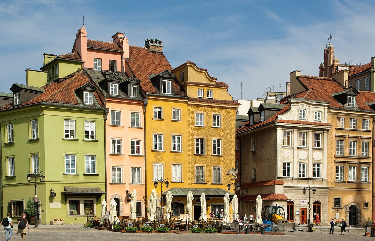 poland warsaw old town free photo