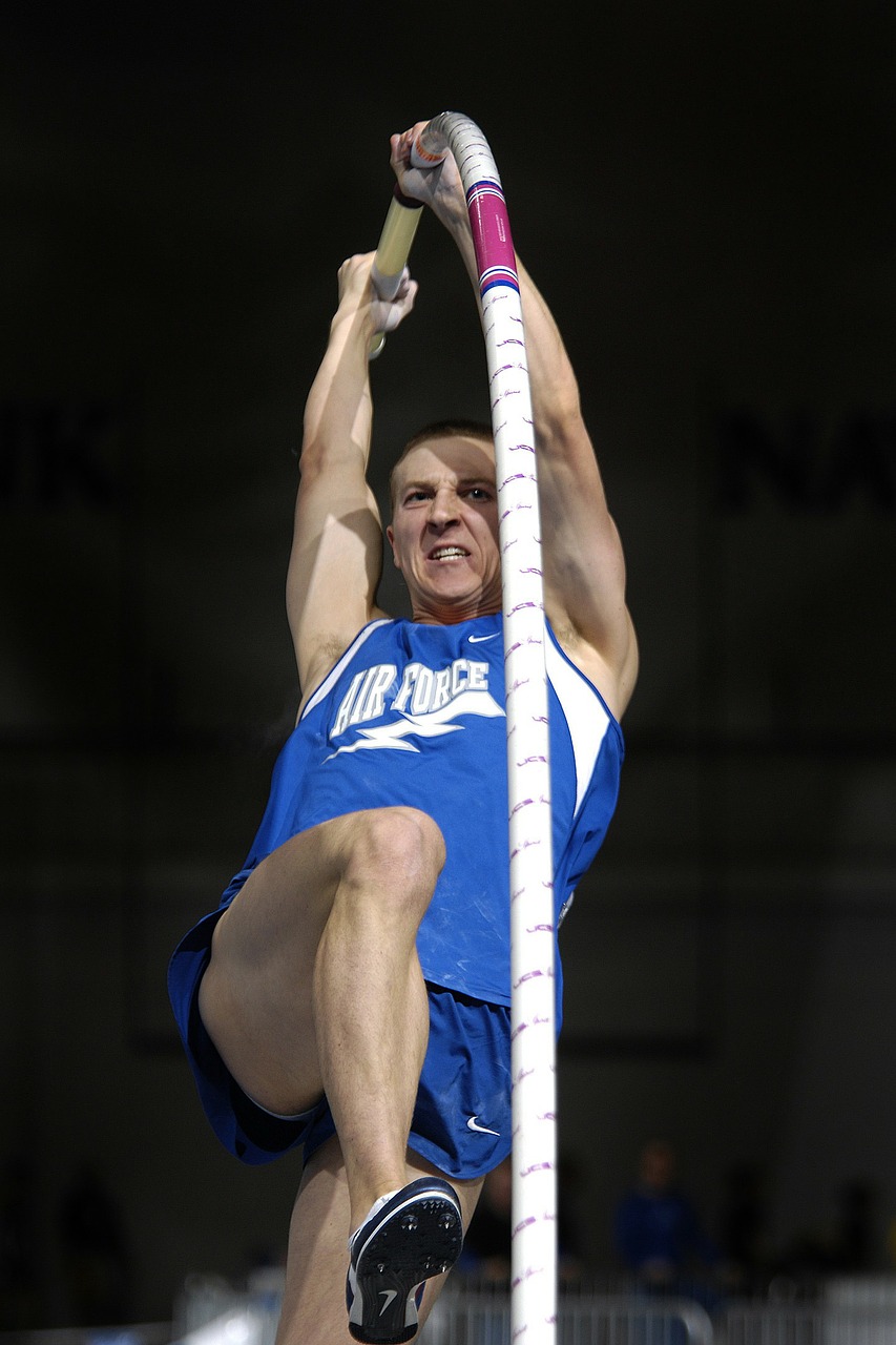 pole vault sports athlete free photo