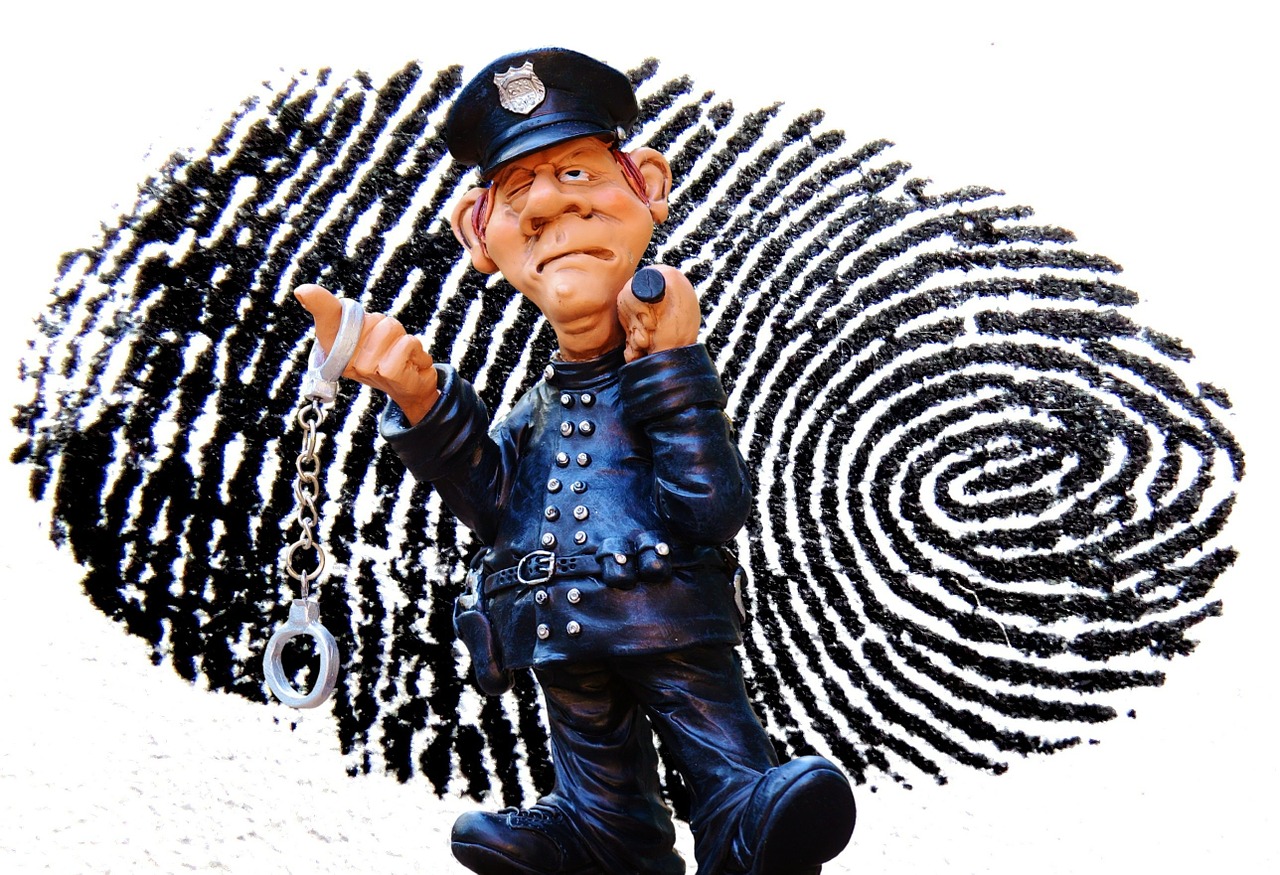 police crime scene fingerprint free photo