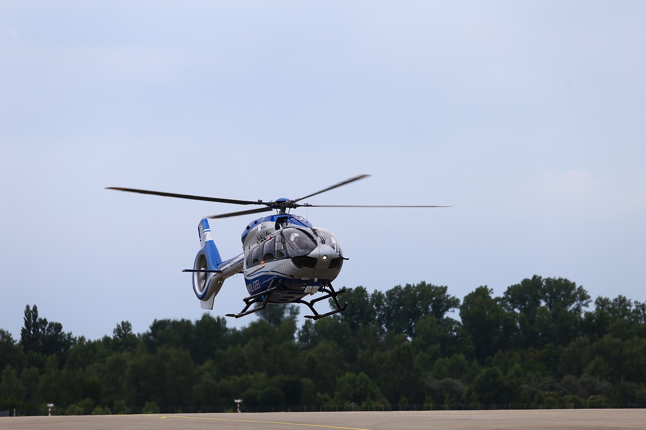 police  helicopter  flying free photo