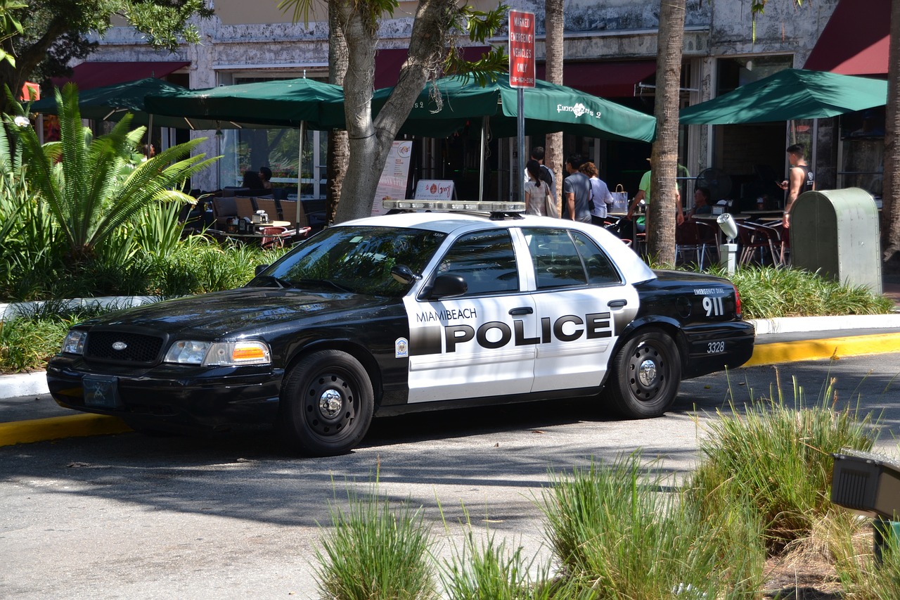 police police car auto free photo