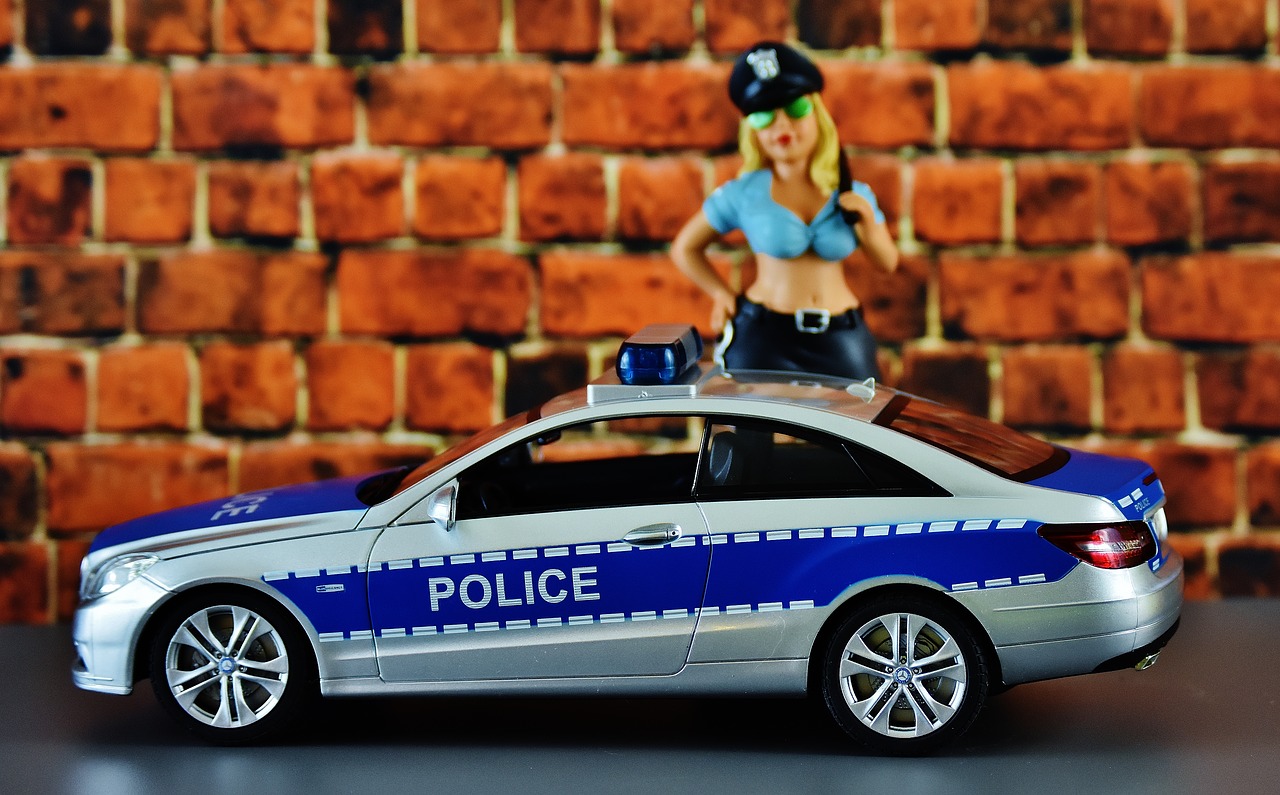 policewoman police police car free photo