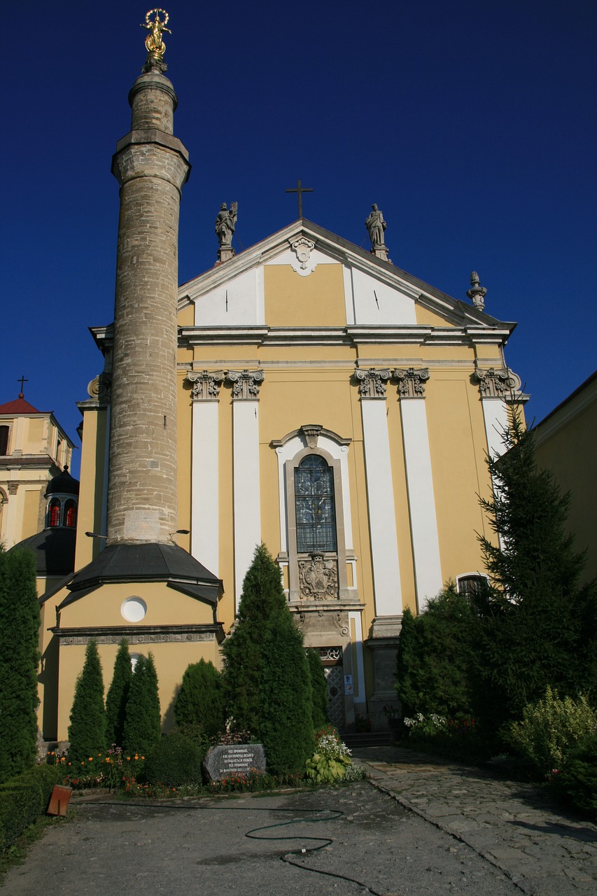 polish cathedral kamieniec ukraine free photo