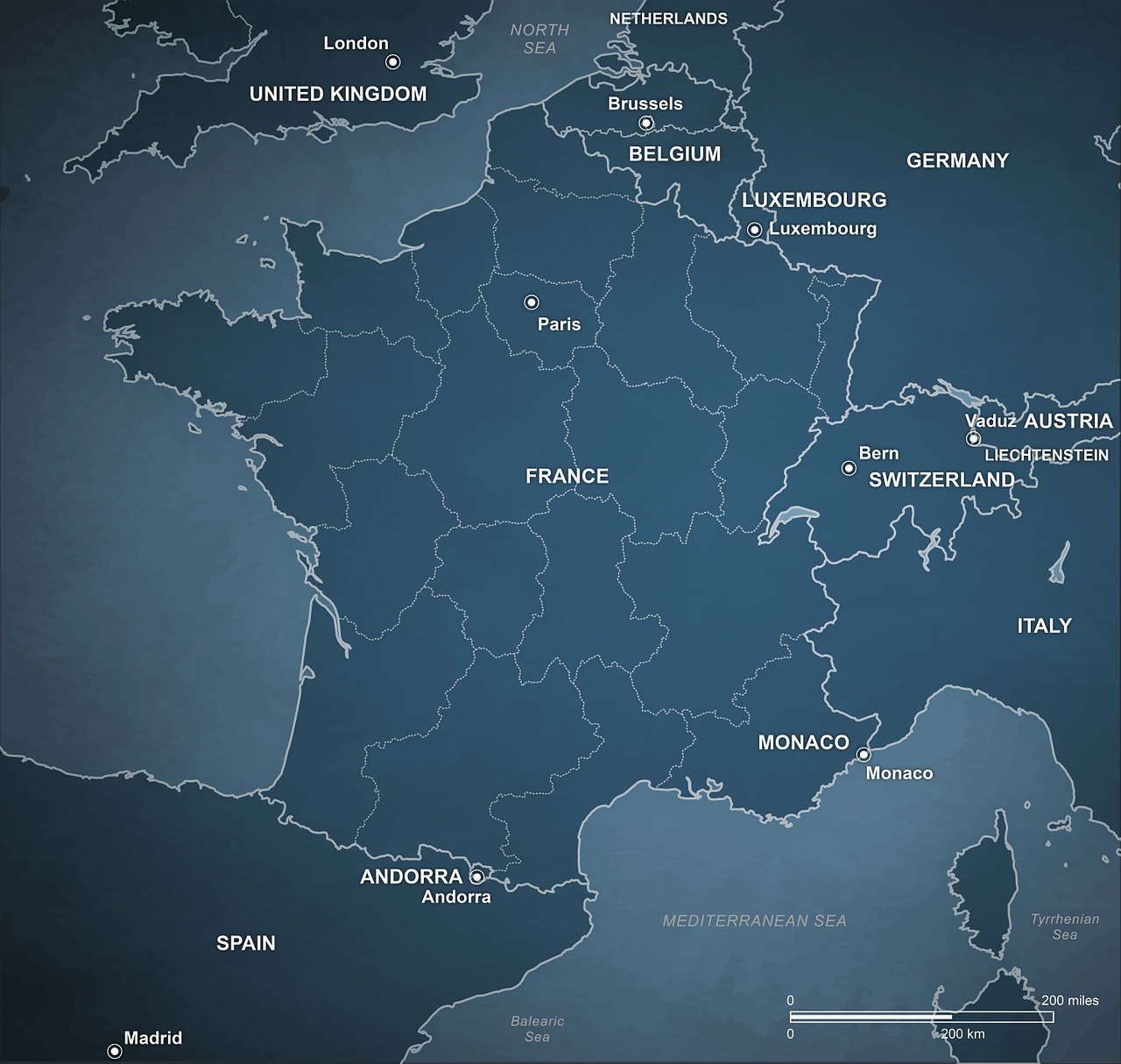 political map france free photo