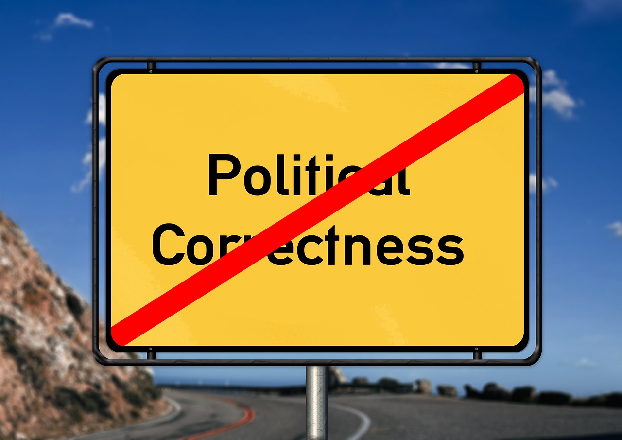politically  correctly  road sign free photo