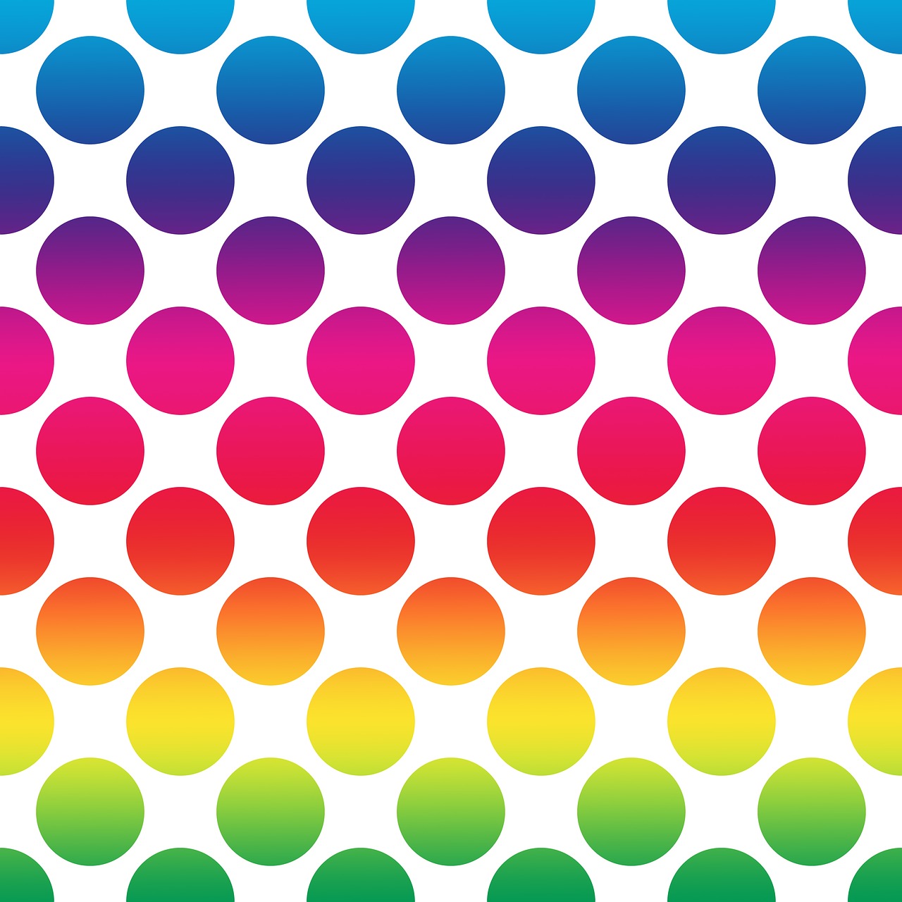 polka dots spectrum colours free photo