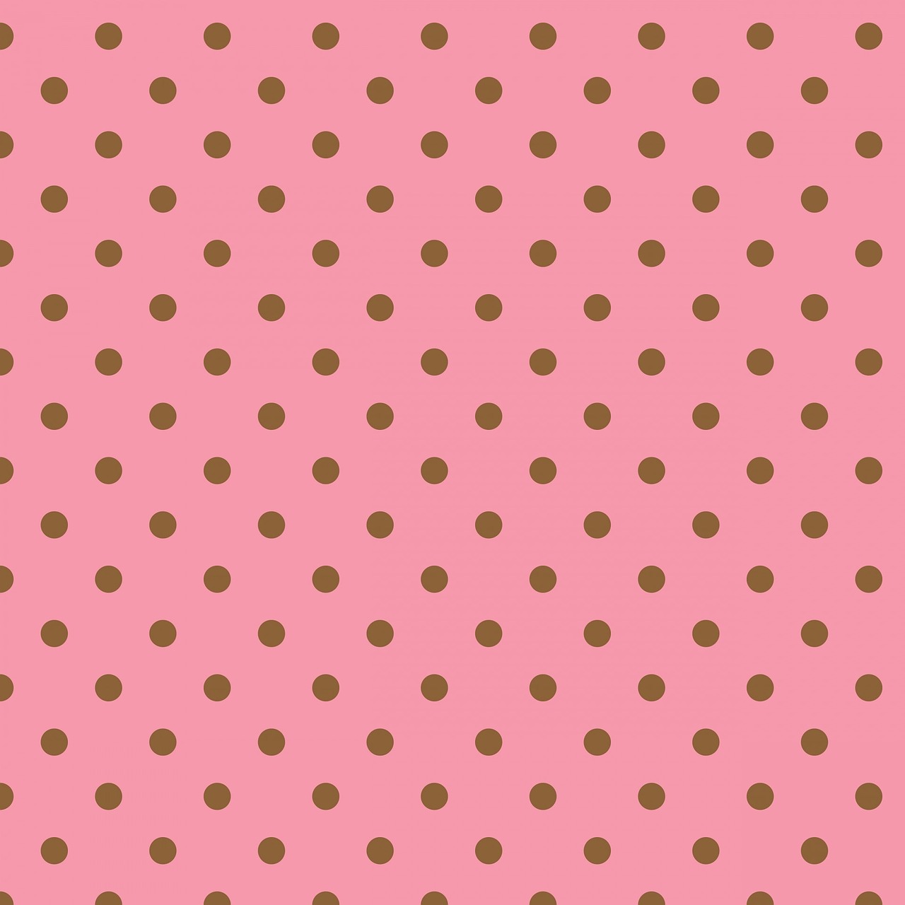 polka dots pink brown free photo