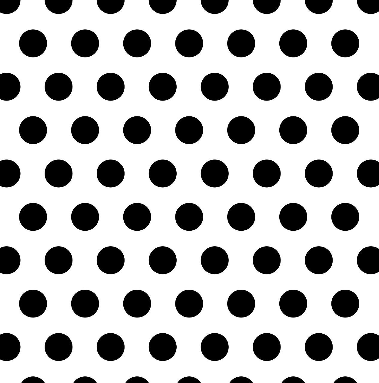 polka dots black white free photo