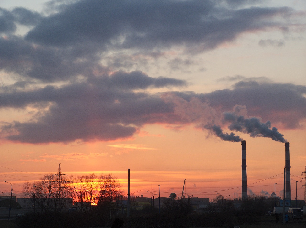 pollution factory industry free photo