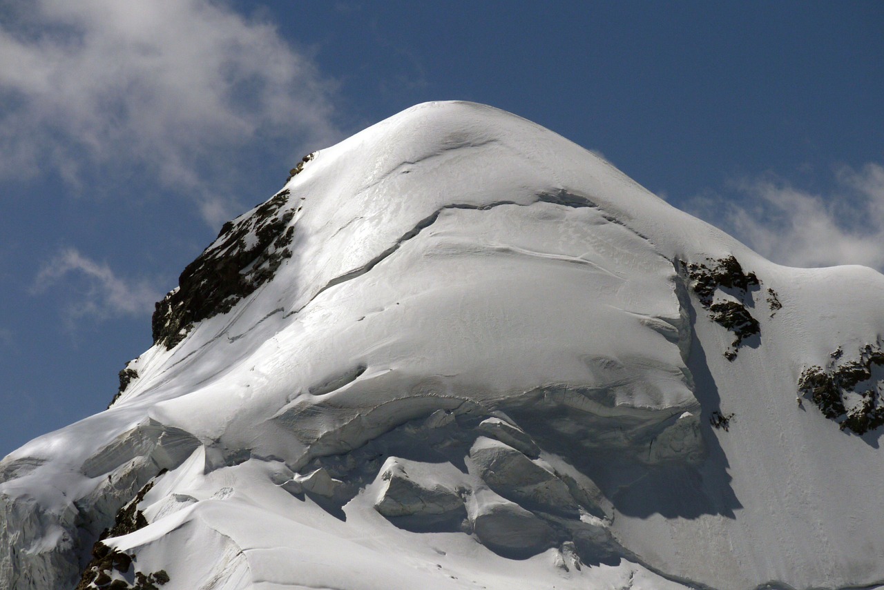 pollux zermatt mountain range free photo