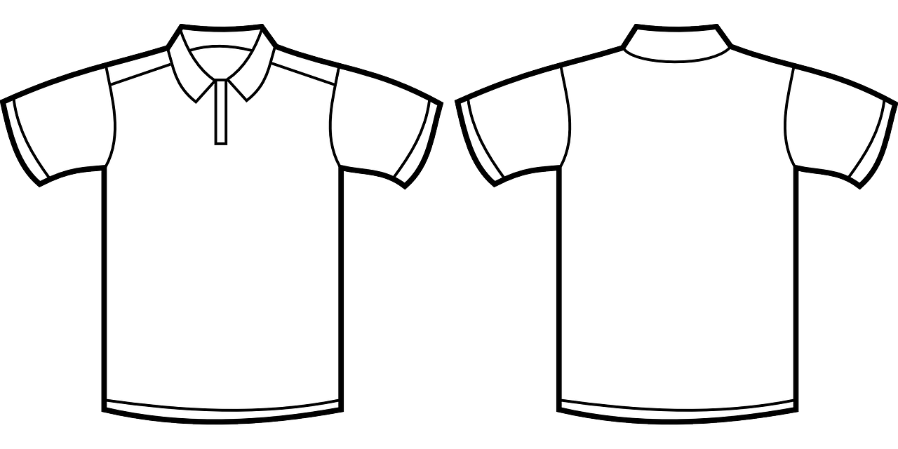 polo shirt clothing template free photo