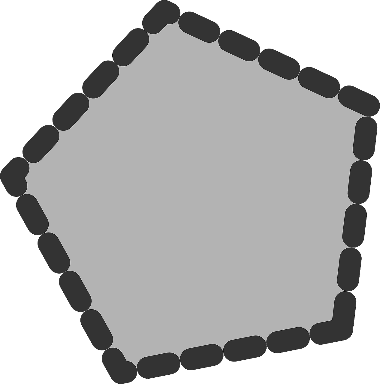 polygon dotted pentagon free photo