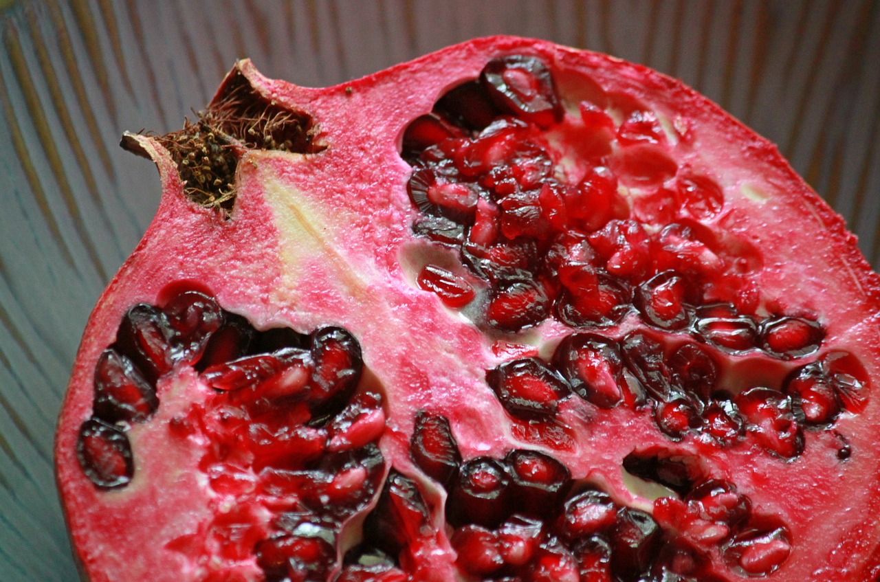 pomegranate fruit tropical fruit free photo