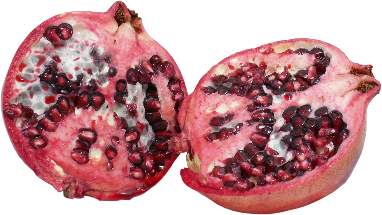 pomegranate fruit pips free photo