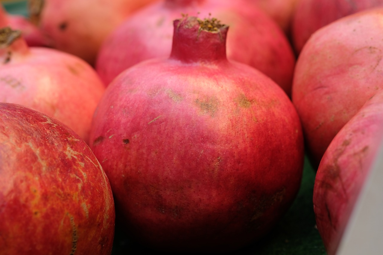 pomegranate fruit red free photo