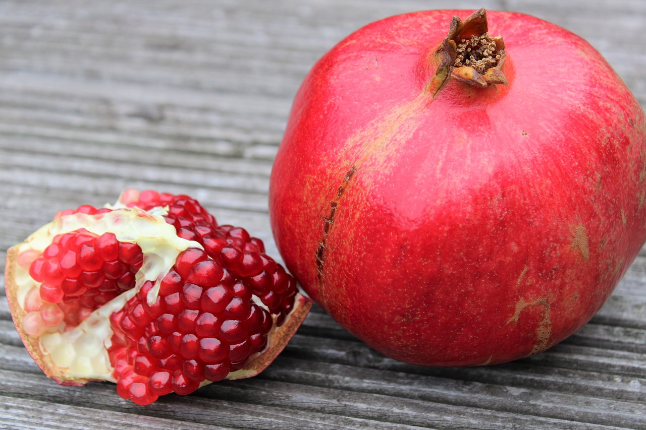 pomegranate  exotic fruits  fruits free photo