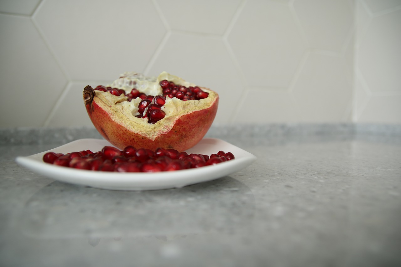 pomegranate  background  fruit free photo