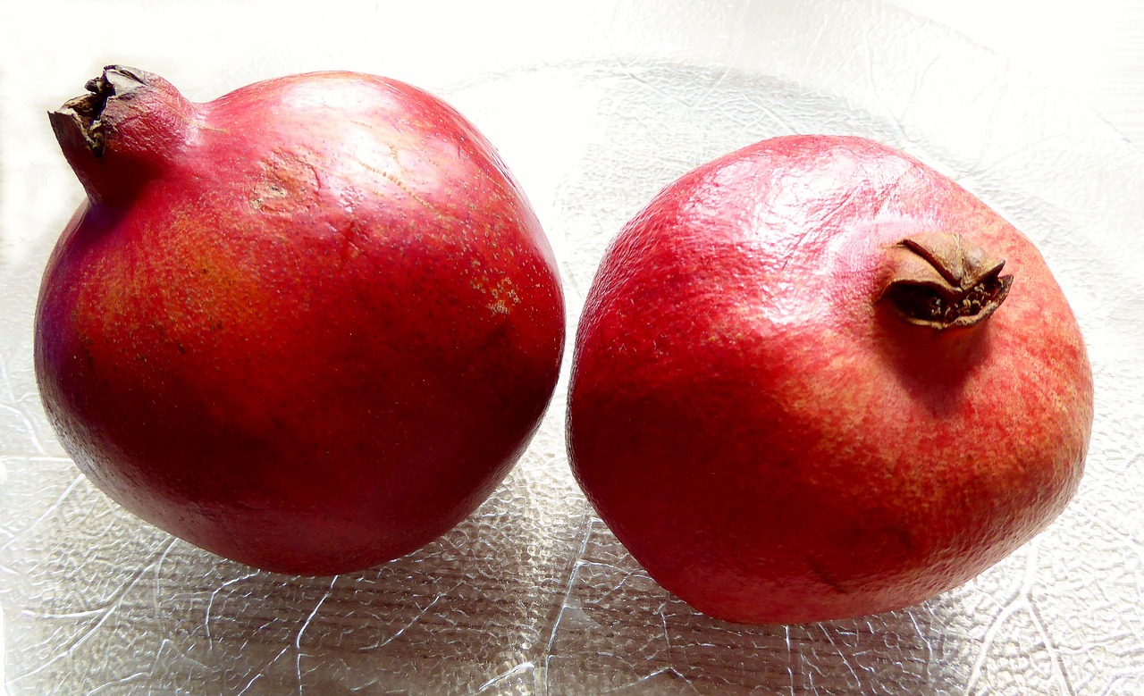 pomegranates fruits fruit free photo