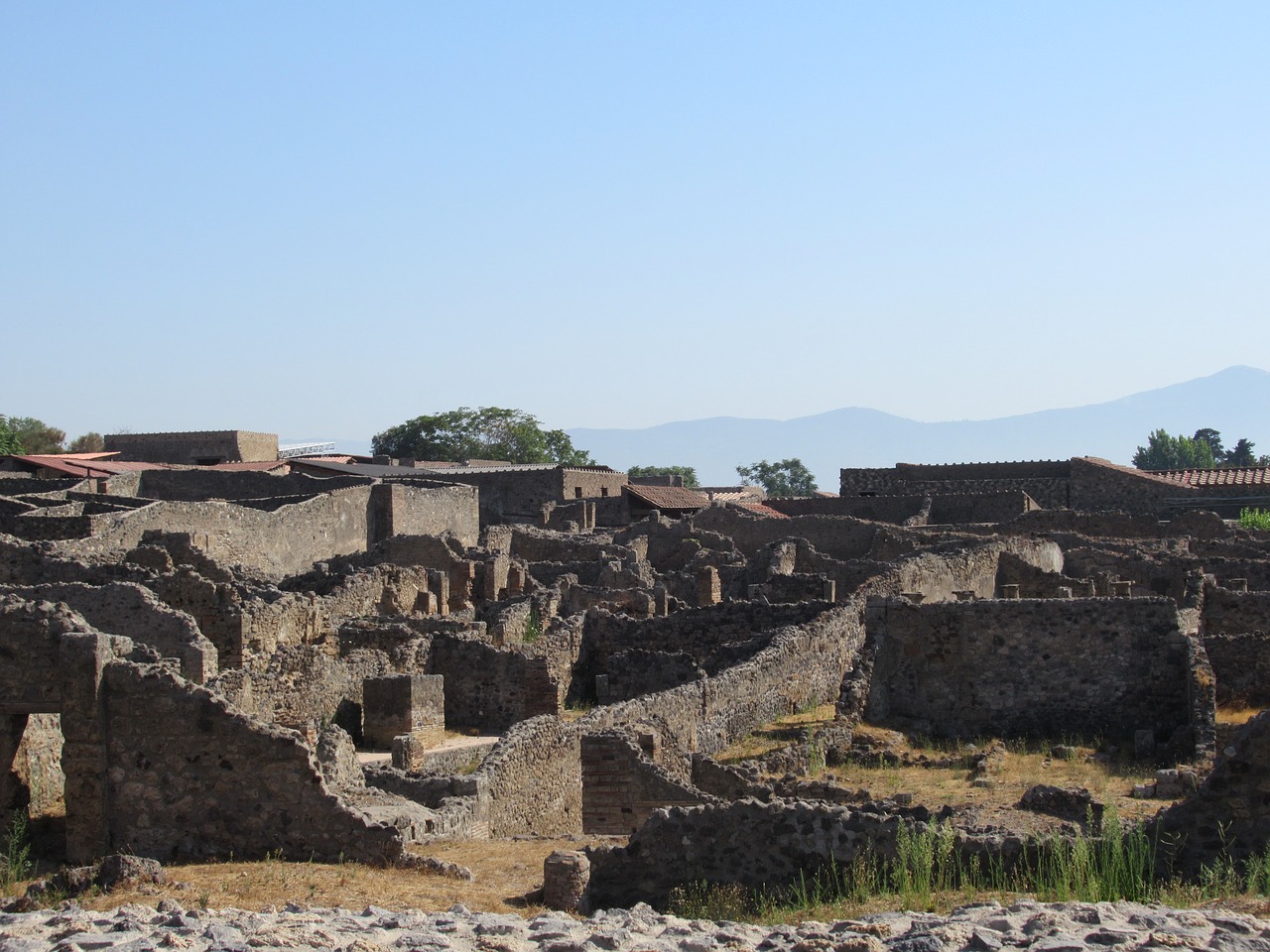 pompeii italy ruins free photo