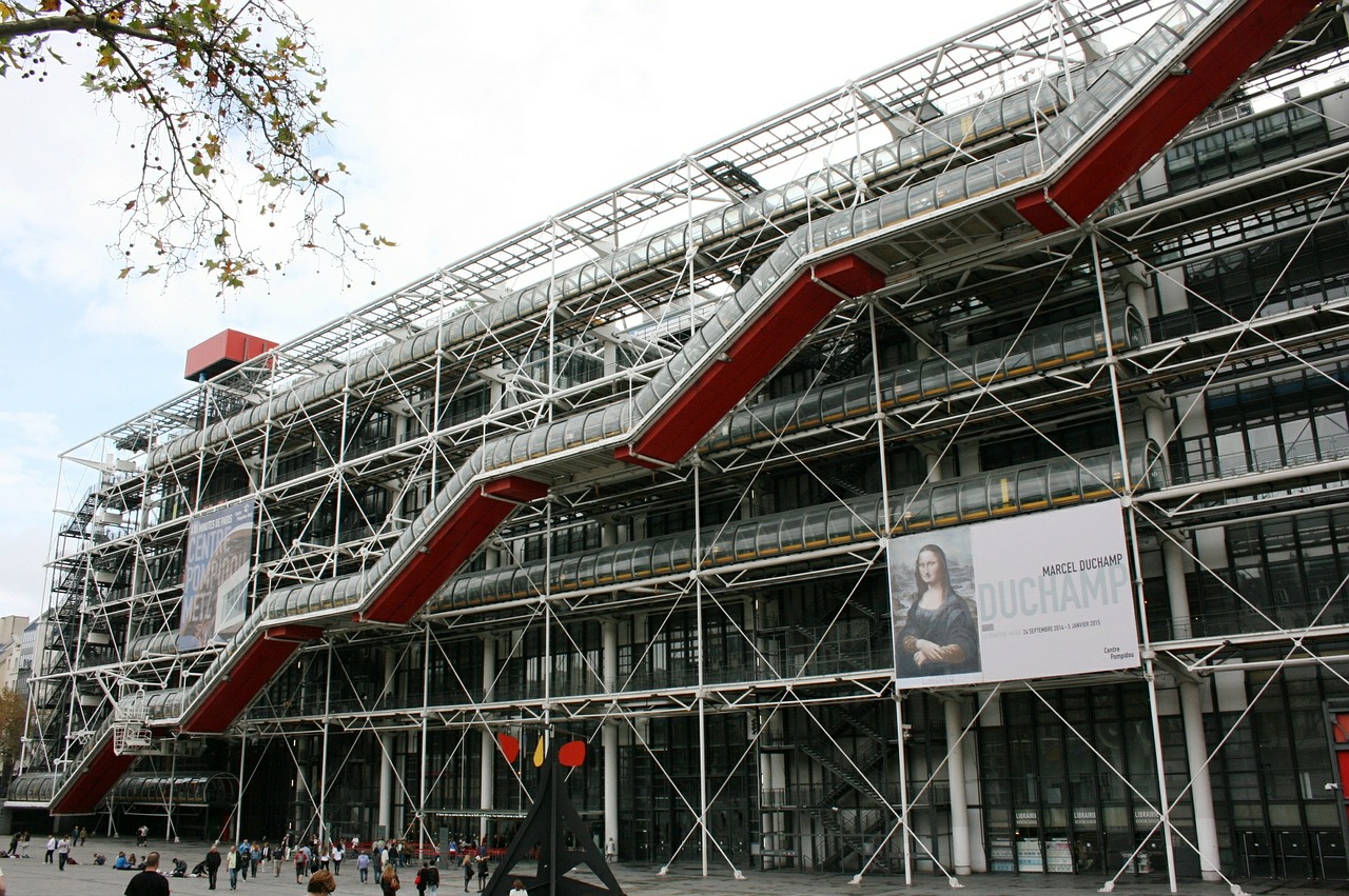 pompidou modern art paris free photo