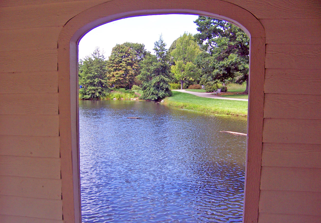 pond gazebo pond free photo