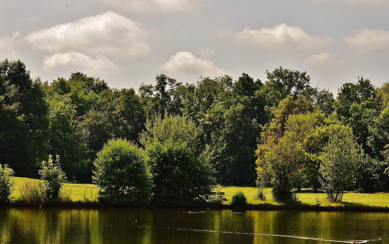 pond waters landscape free photo