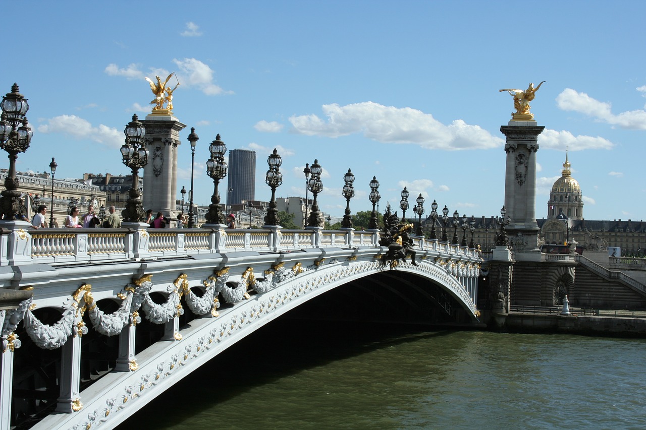 pont alexandre iii paris bridge free photo