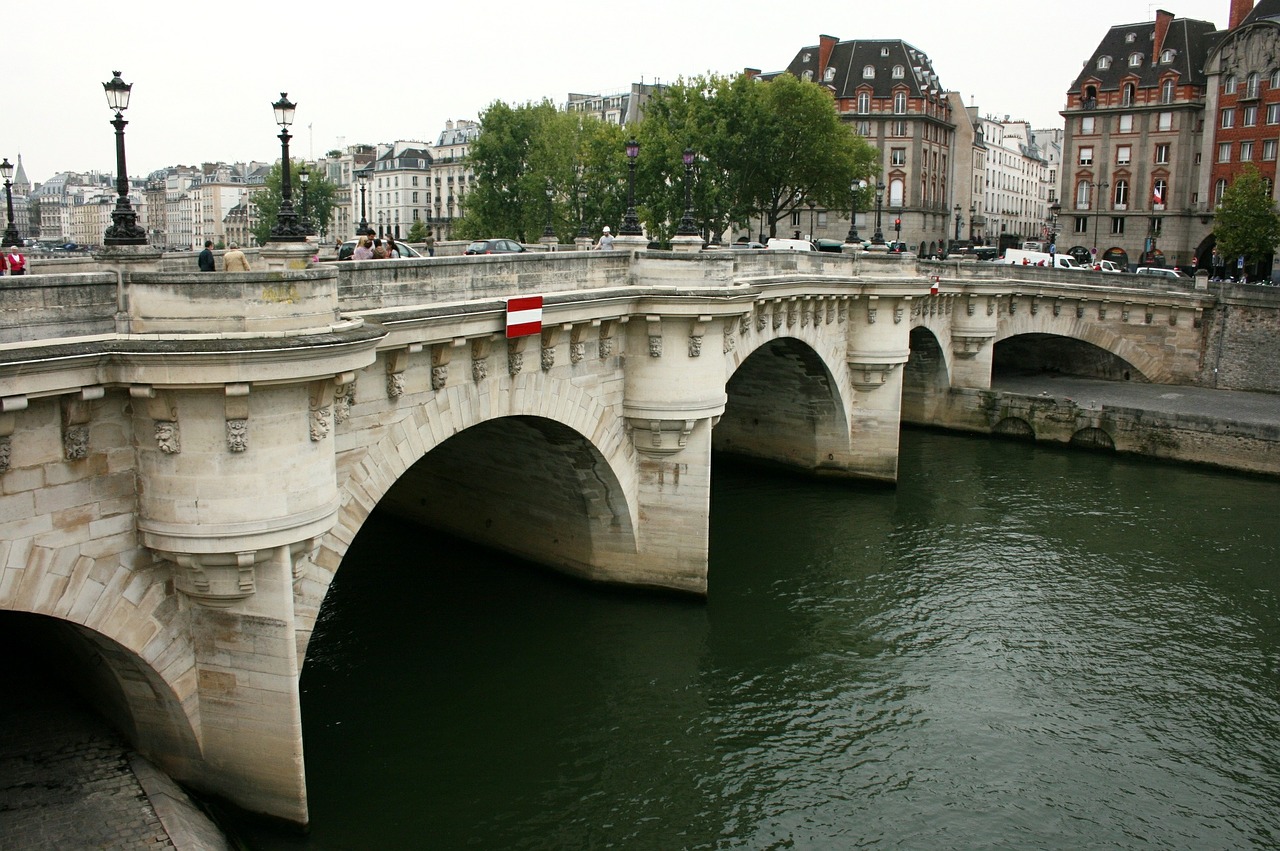 pont neuf sanchez paris free photo