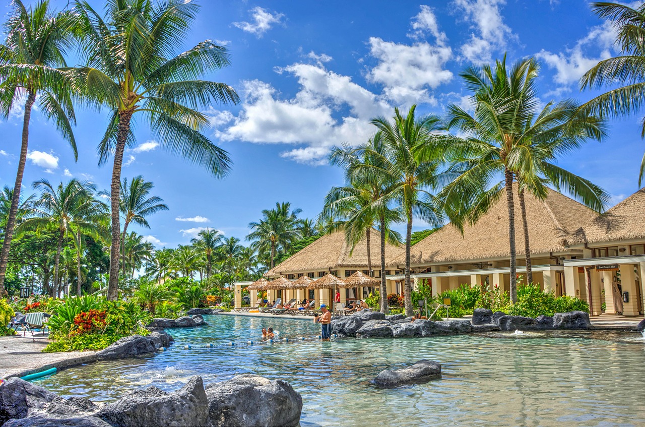 pool resort tropical free photo