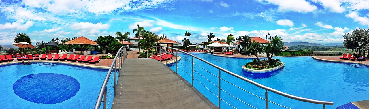 pool resort ecuador free photo