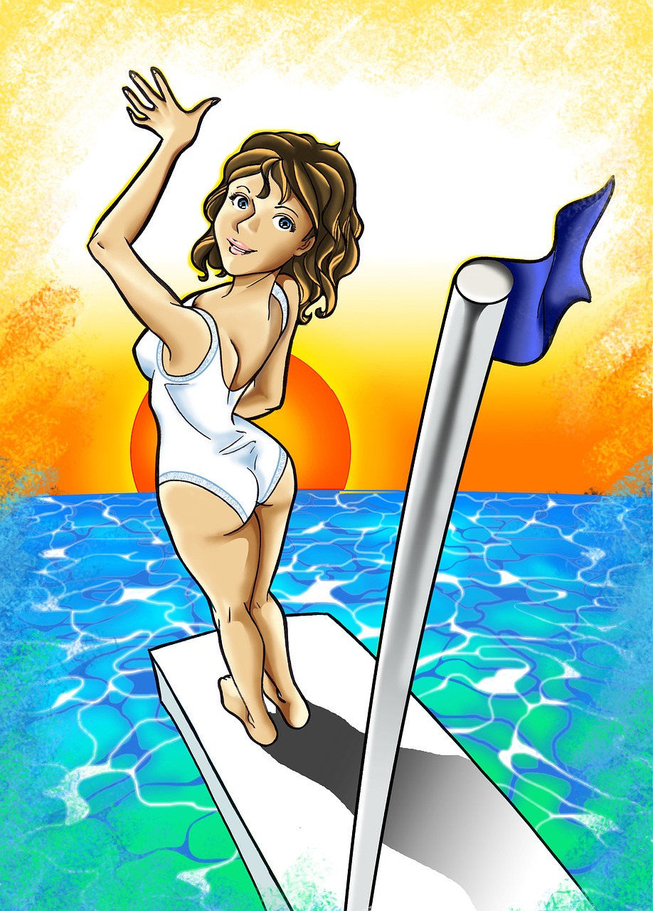 pool drawing illustration free photo