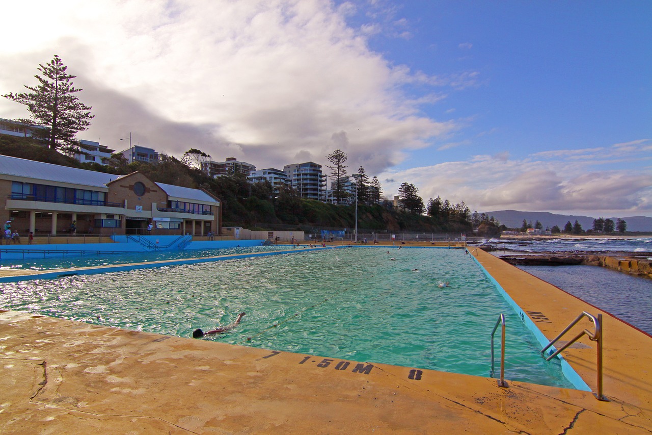 pool summer beach free photo