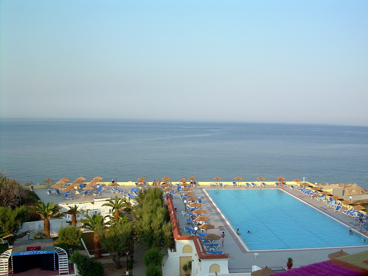 pool sea rhodes free photo