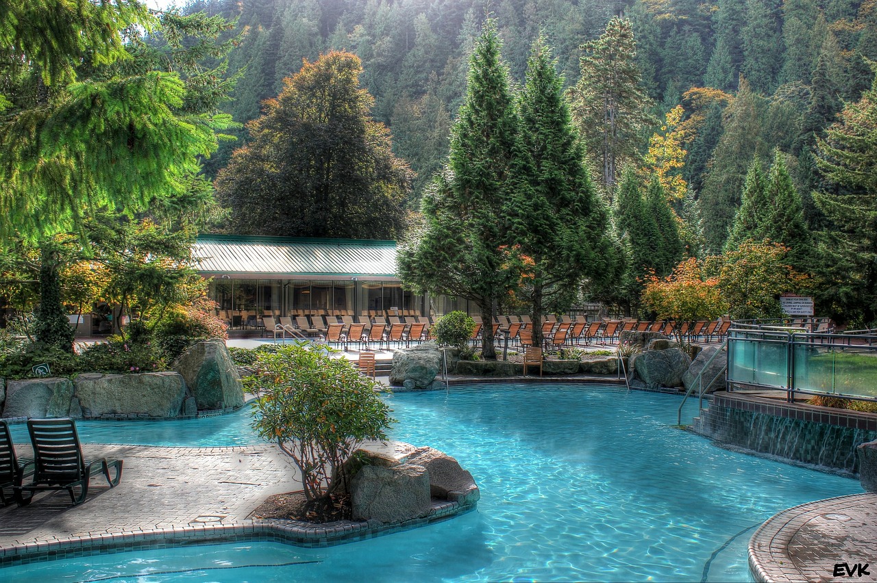 pool harrison hotsprings free photo