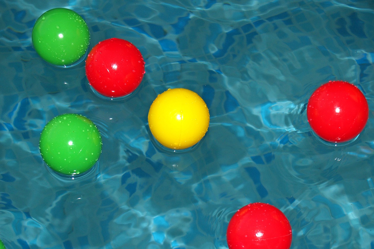 pool swimming balls free photo