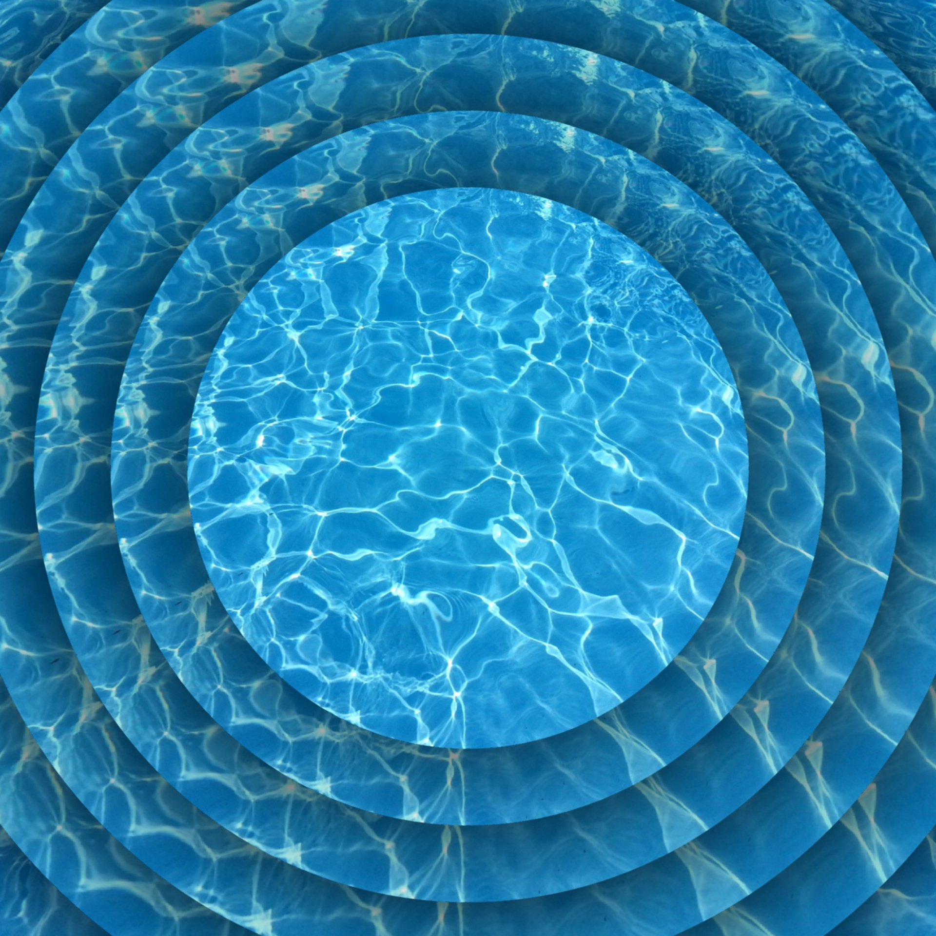 wallpaper concentric pool free photo