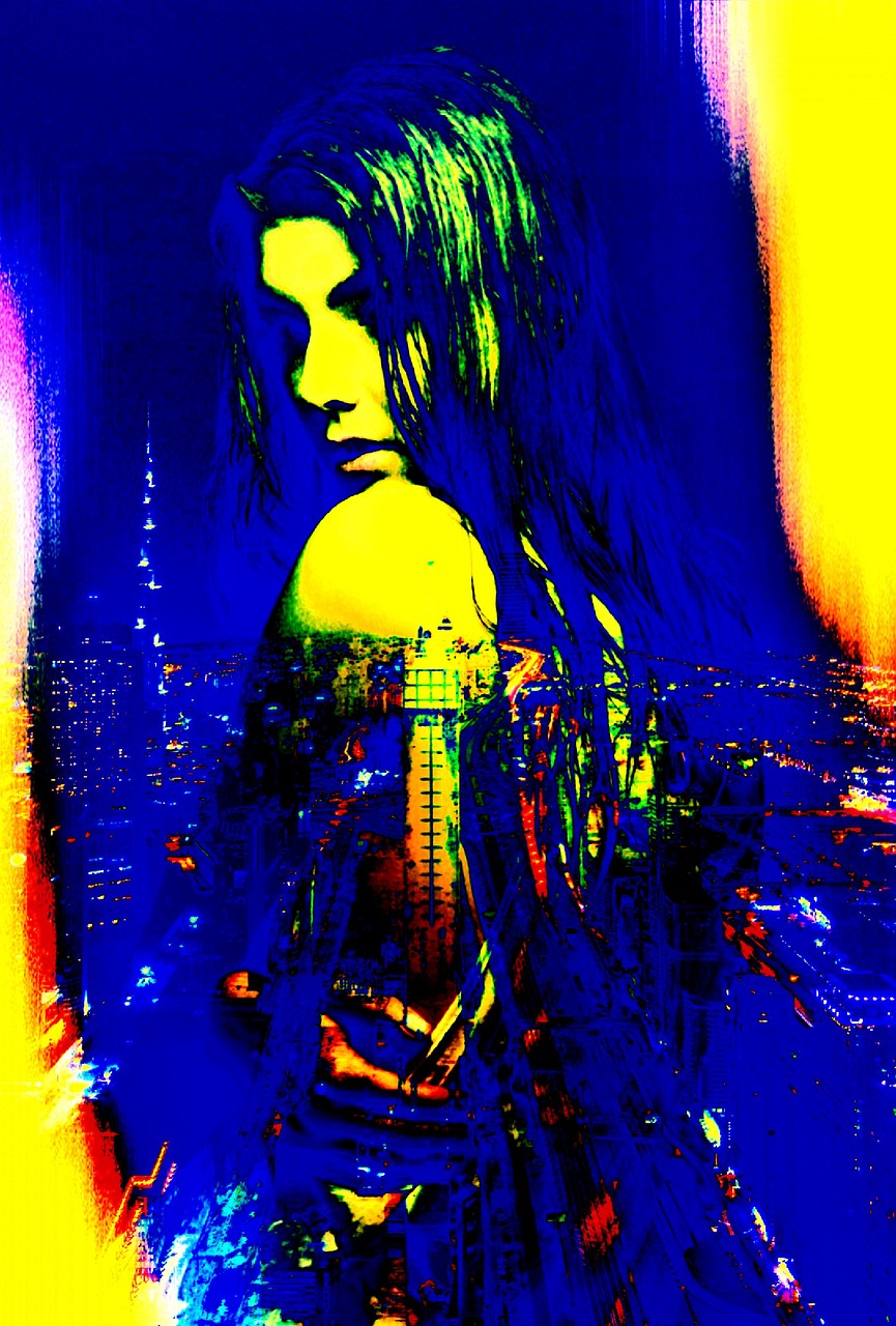 pop art color artistic free photo