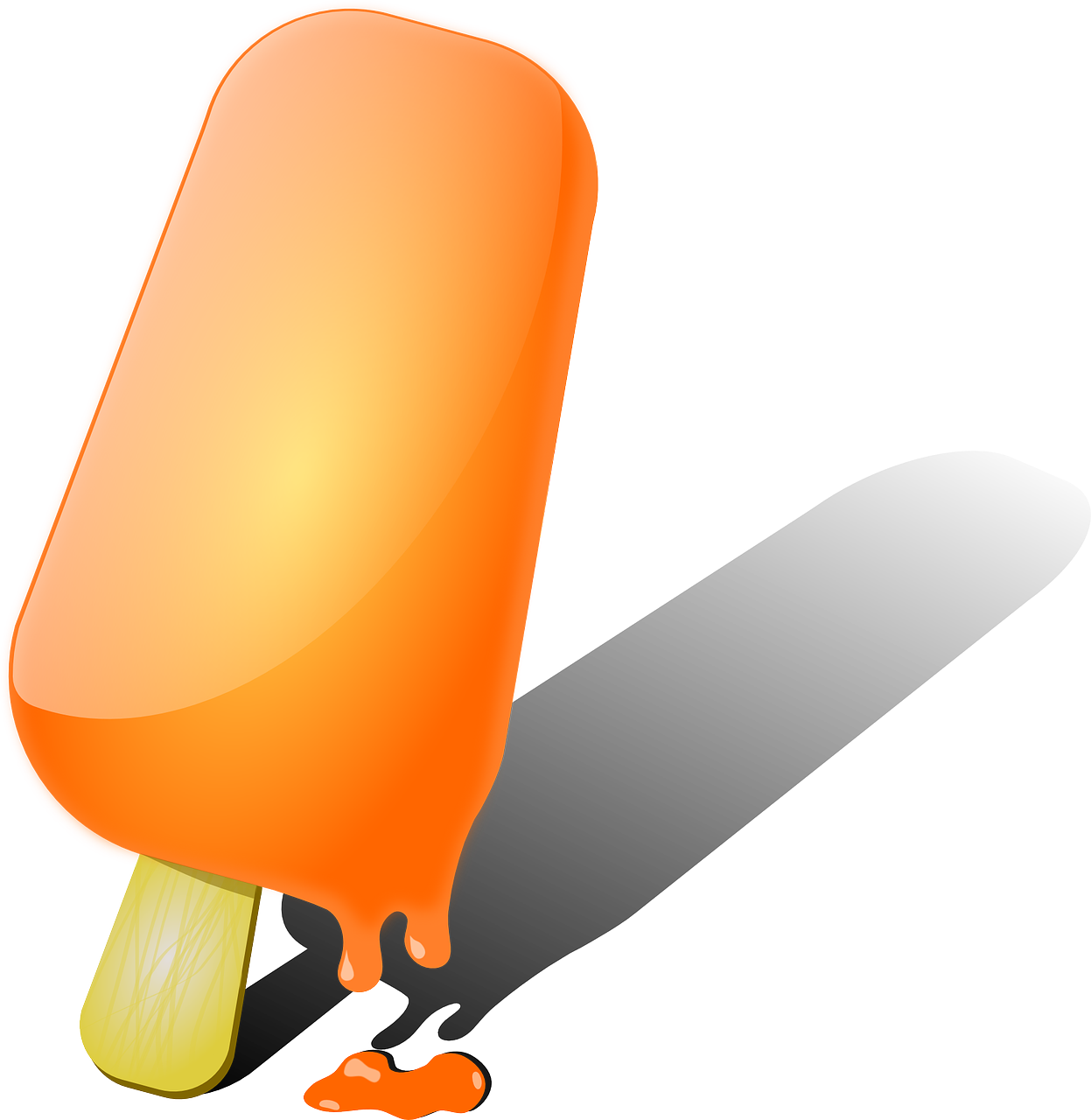 popsicle ice cream orange free photo
