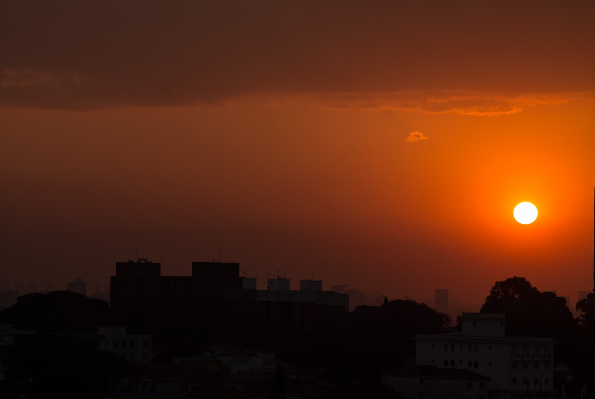 sun sky orange free photo