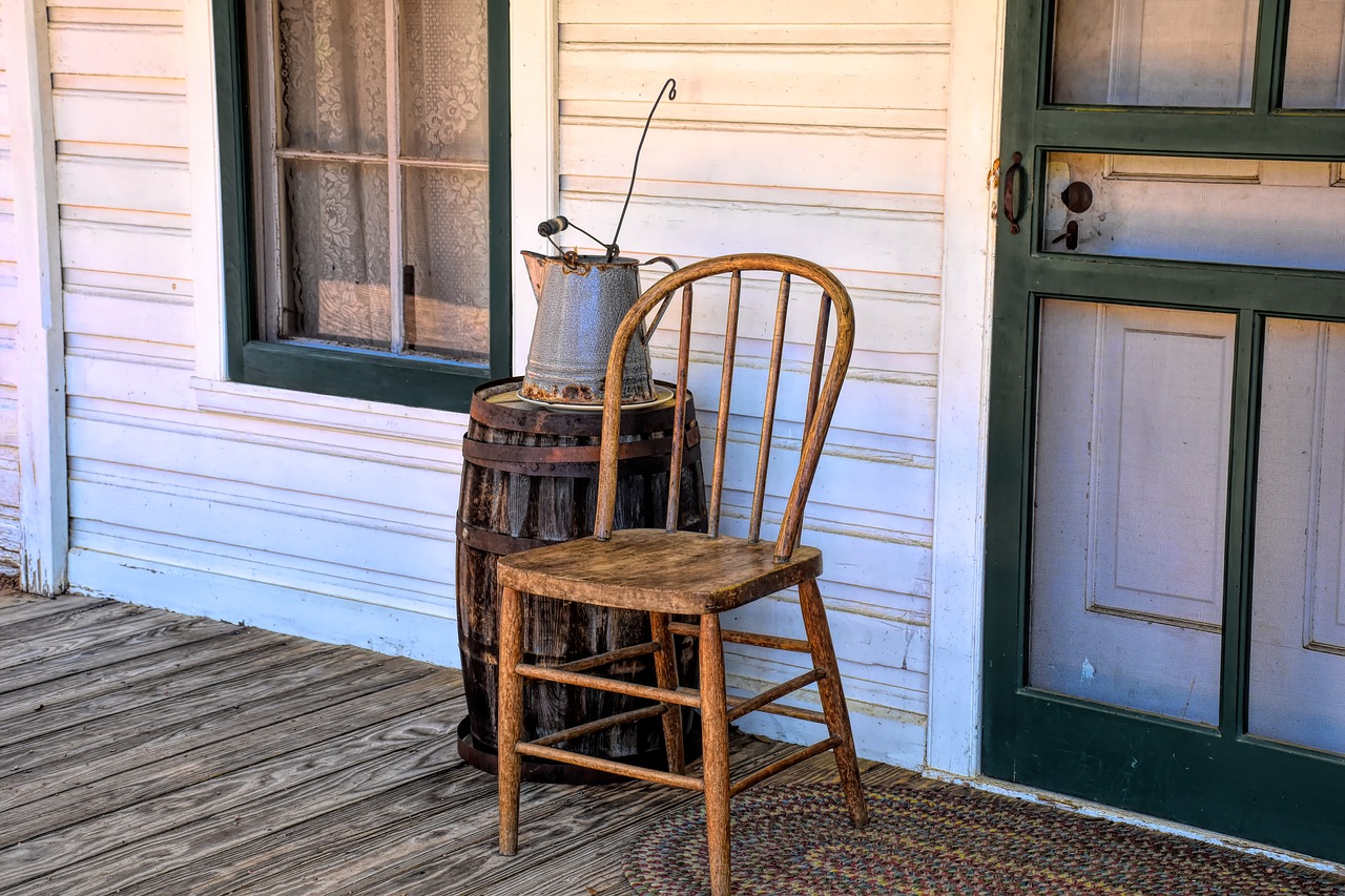 porch  vintage  chair free photo