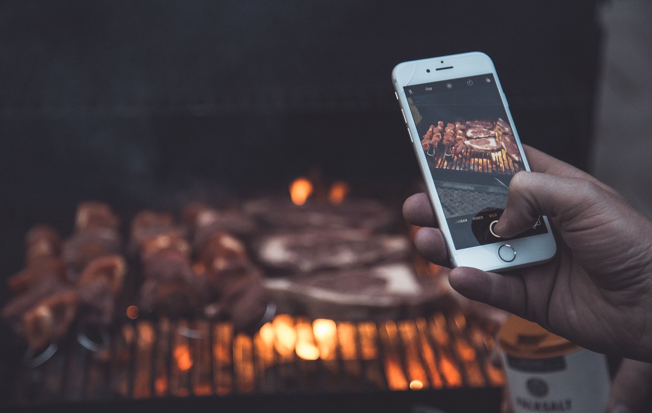 pork barbecue grill free photo