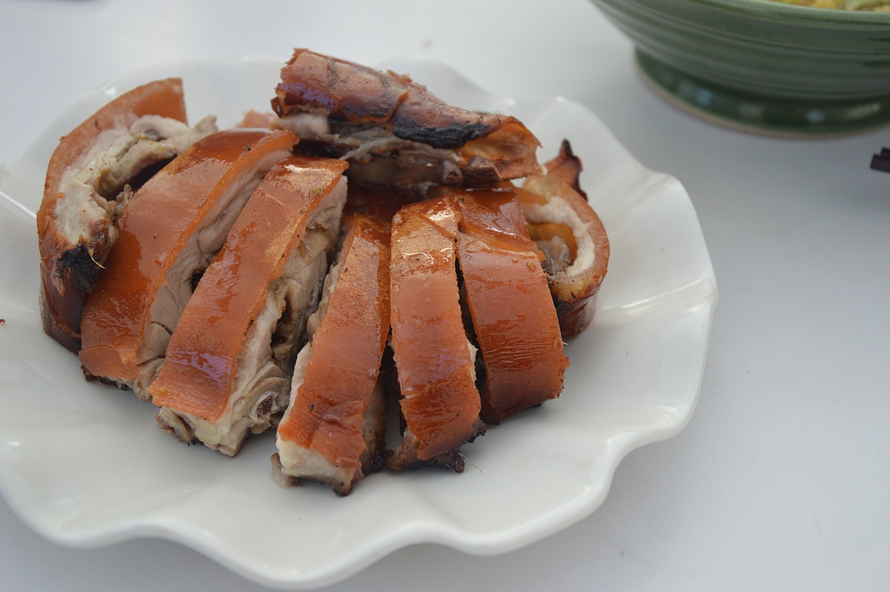pork dish barbecue free photo
