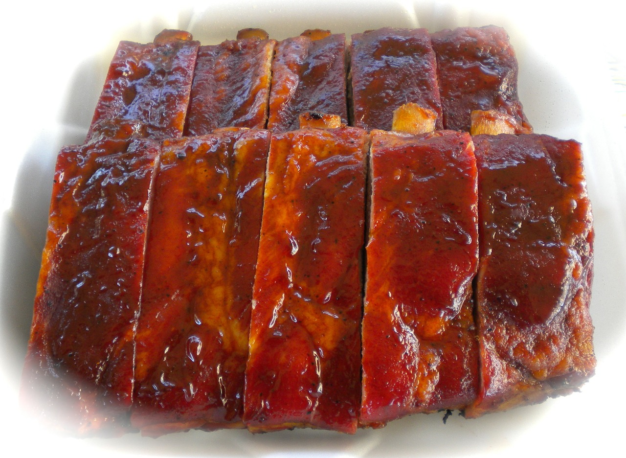 pork ribs barbecue food free photo