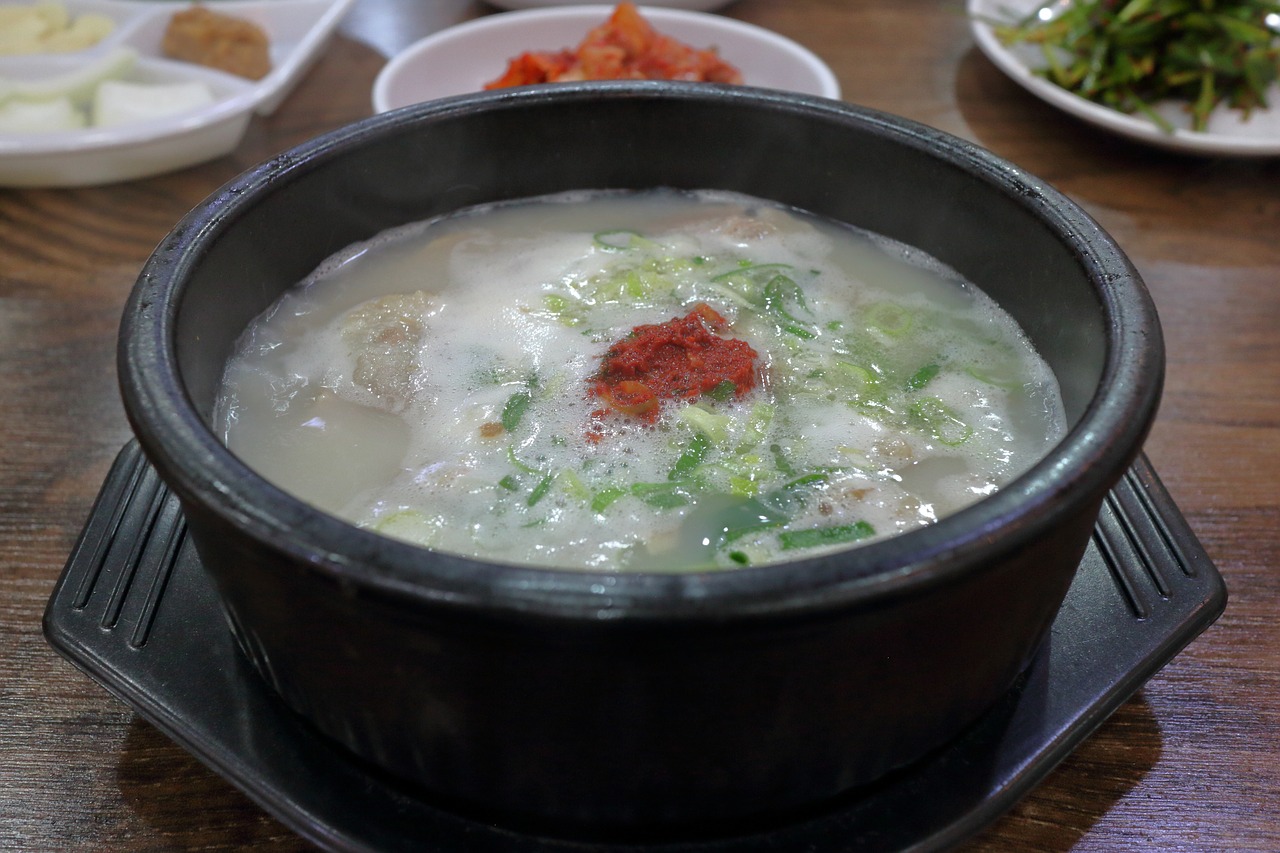 pork soup order great haejangguk free photo