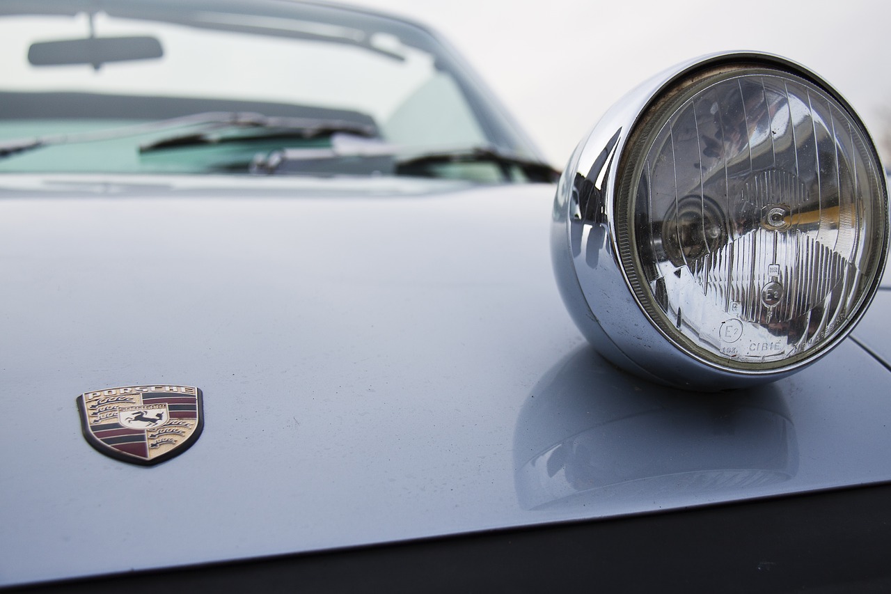 porsche 914 silver free photo