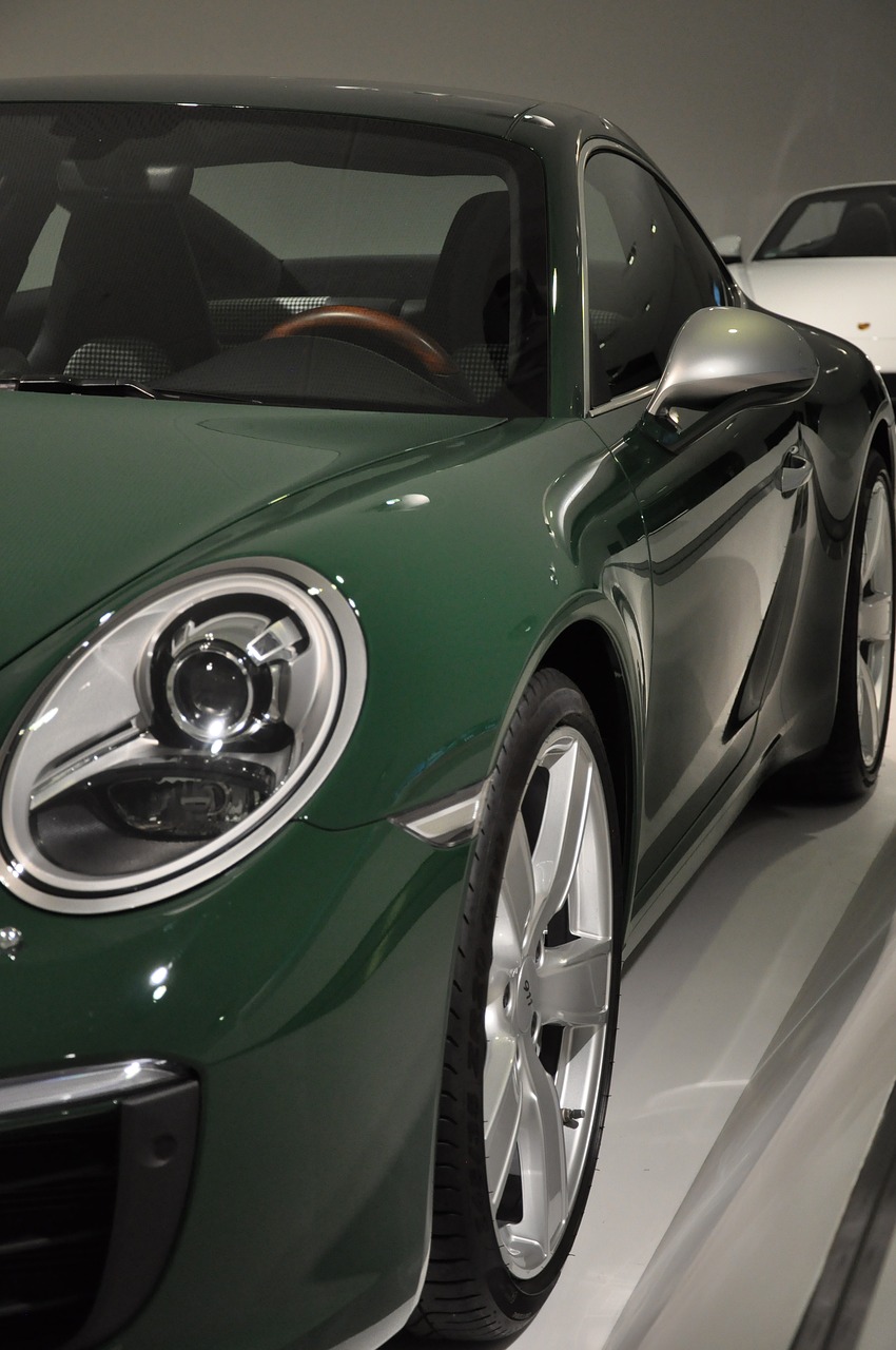 porsche  green  vehicle free photo