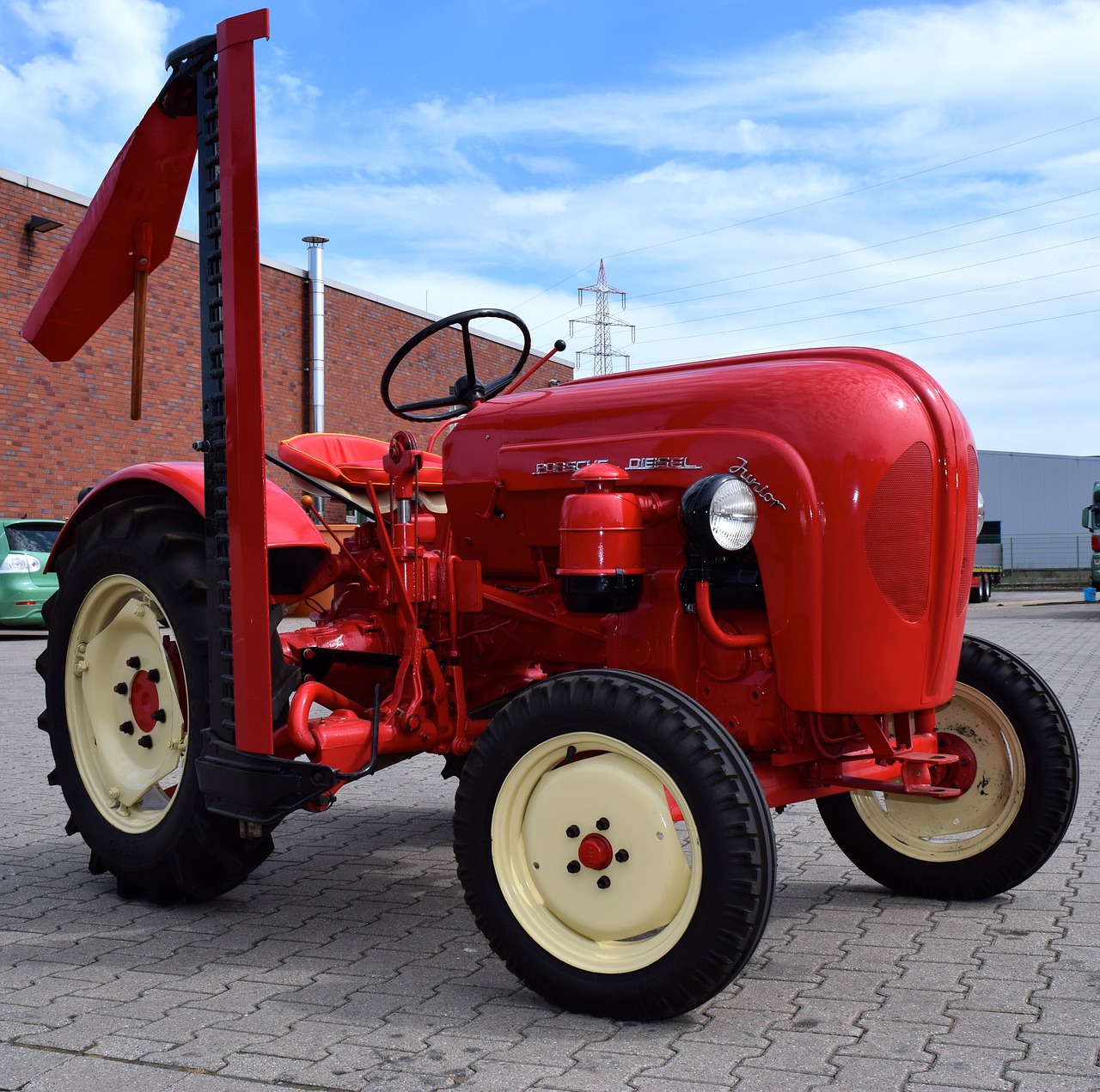 porsche tractor oldtimer free photo