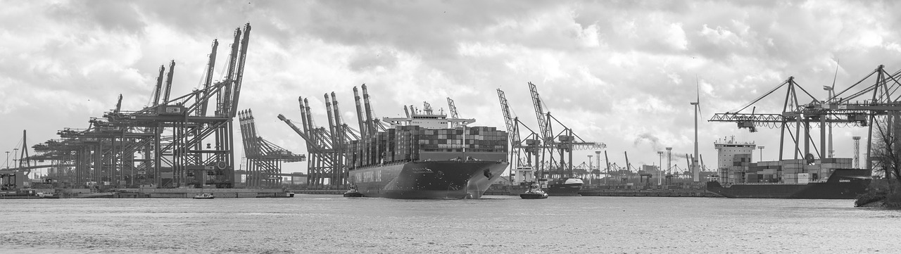 port hamburg container ship free photo