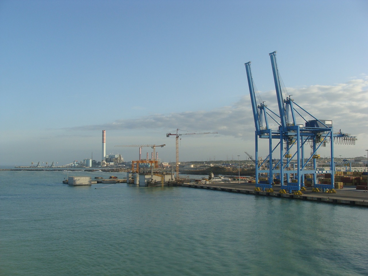port rome ships free photo