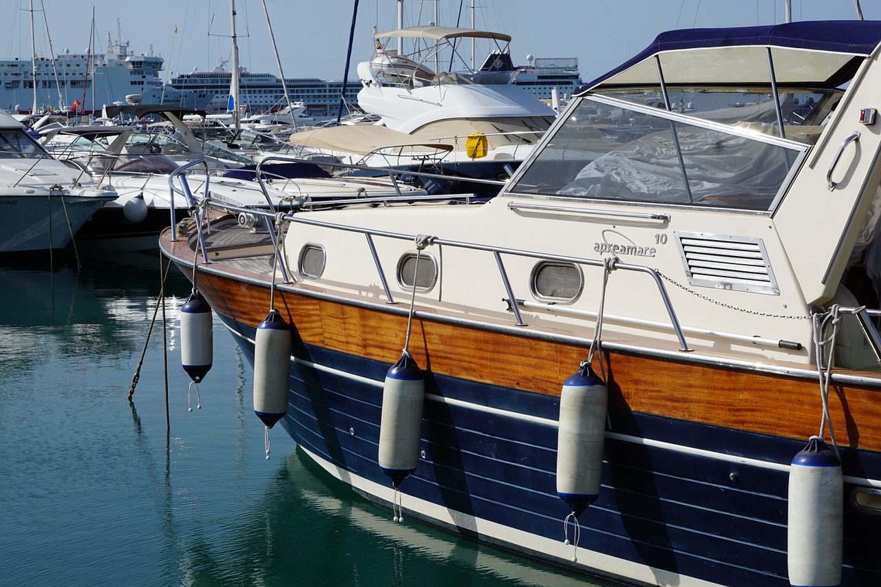 port boats ibiza free photo